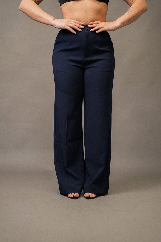 Pantalone Classic taglio uomo blu navy