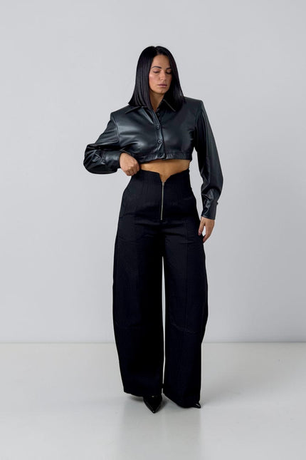 Pantalone bustino nero