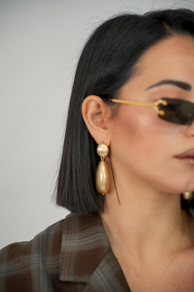 Orecchini pendenti goccia Gold