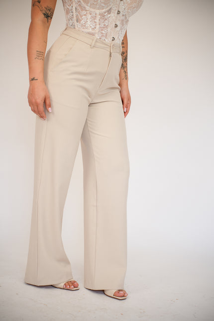 Pantalone Classic taglio uomo panna