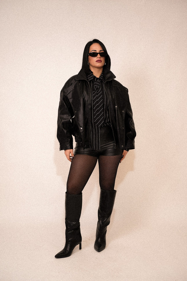 Coulotte ecopelle black