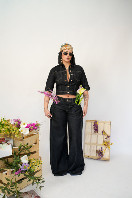 Cordset denim Woman