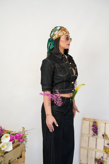 Cordset denim Woman