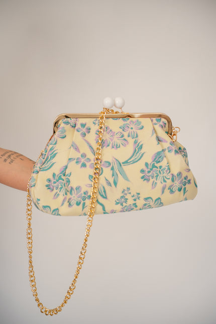 Clutch fantasy gialla/lilla